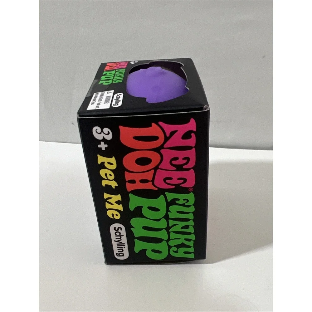 Authentic NEEDOH Funky Pup Puppy DOG Nee Doh Stress Ball SQUISHY‎ Fidget Purple